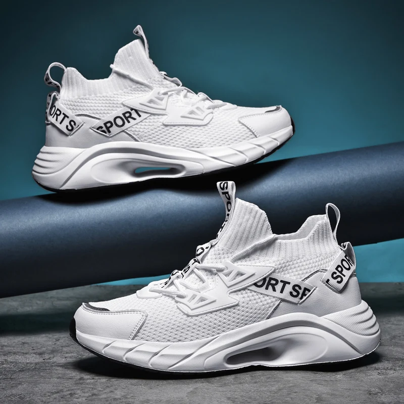 New Mens Shoes Breathable Running Shoes Comfortable Casual Gym Mens Sports Shoes Light Athletic Sneakers Plus Size 39-46