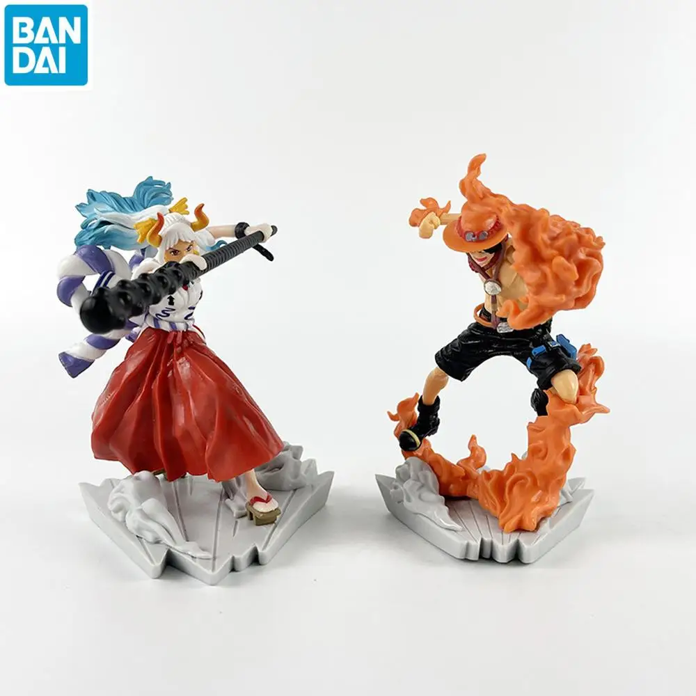 Оригинальная аниме-модель Bandai One Piece Portgas d Ace Yamato 12,5 см, скульптура из ПВХ, коллекционная игрушка, образец, подарки для мальчиков