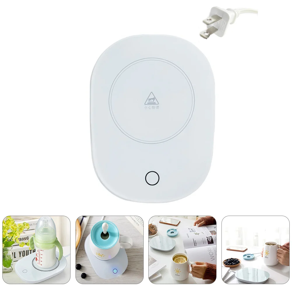 

Warmer Cup Mug Heater Heating Coaster Electric Coffee Desk Tea Plate Insulation Beve Wireless Drink Beverage Pad Usb