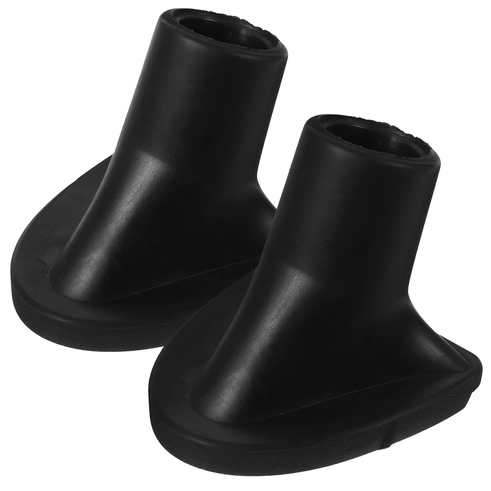 

2 Pcs Foot Plug Bag Rubber Feet Golf Cart Acessories Wear-resistant Coasters Non-slip Stoppers