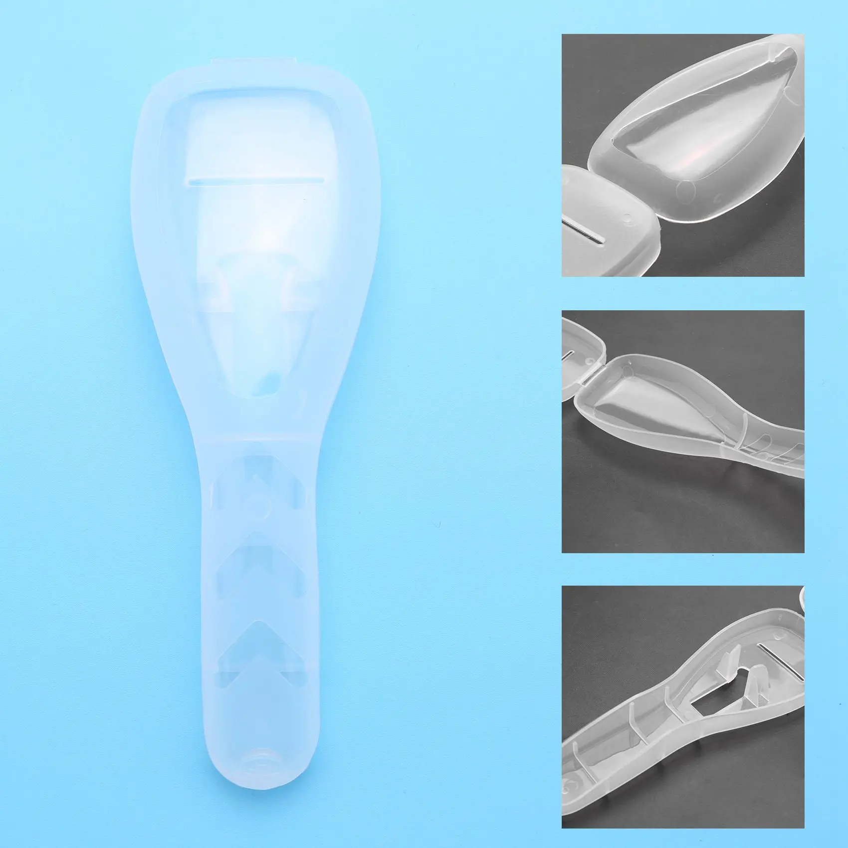 Портативная мужская коробка для бритвы держатель лезвий хранения бритвенного