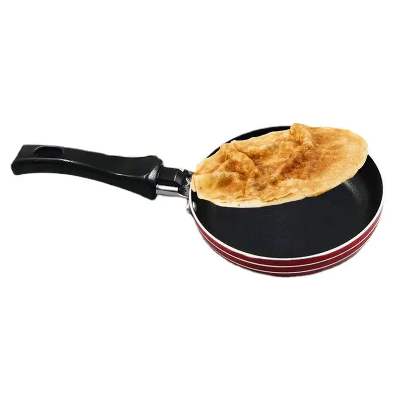 Mini Frying Pan Nonstick Stainless Steel Cookware Frying Pan Multipurpose Designed For Eggs Omelets Pancakes Essential Kitchen