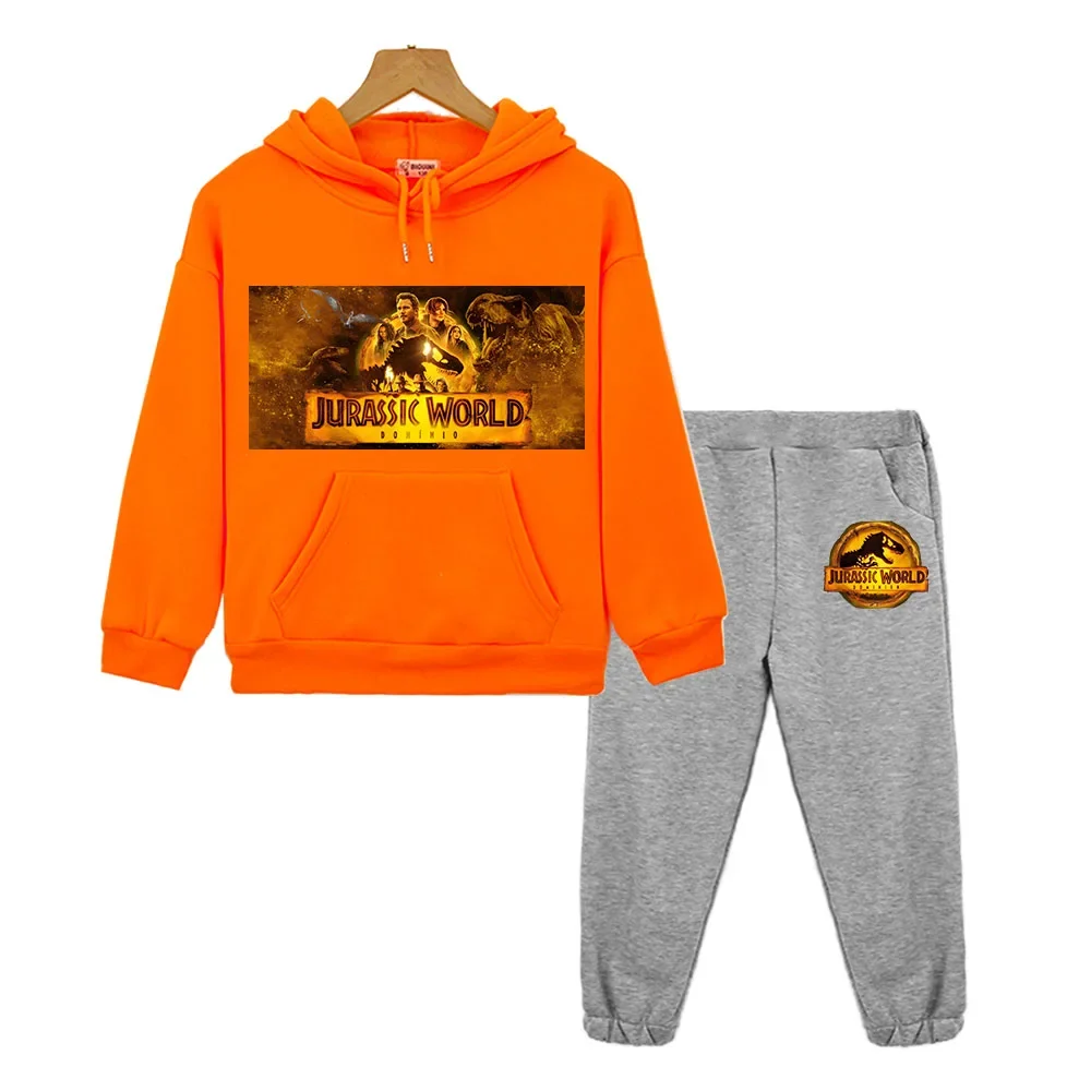 MINISO Флисовый Пуловер с капюшоном принтом динозавров