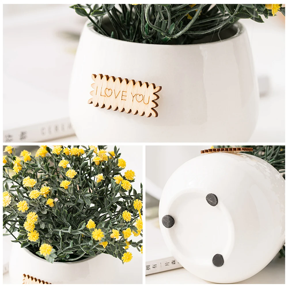 Искусственные растения в скандинавском стиле бонсай Маленькие искусственные