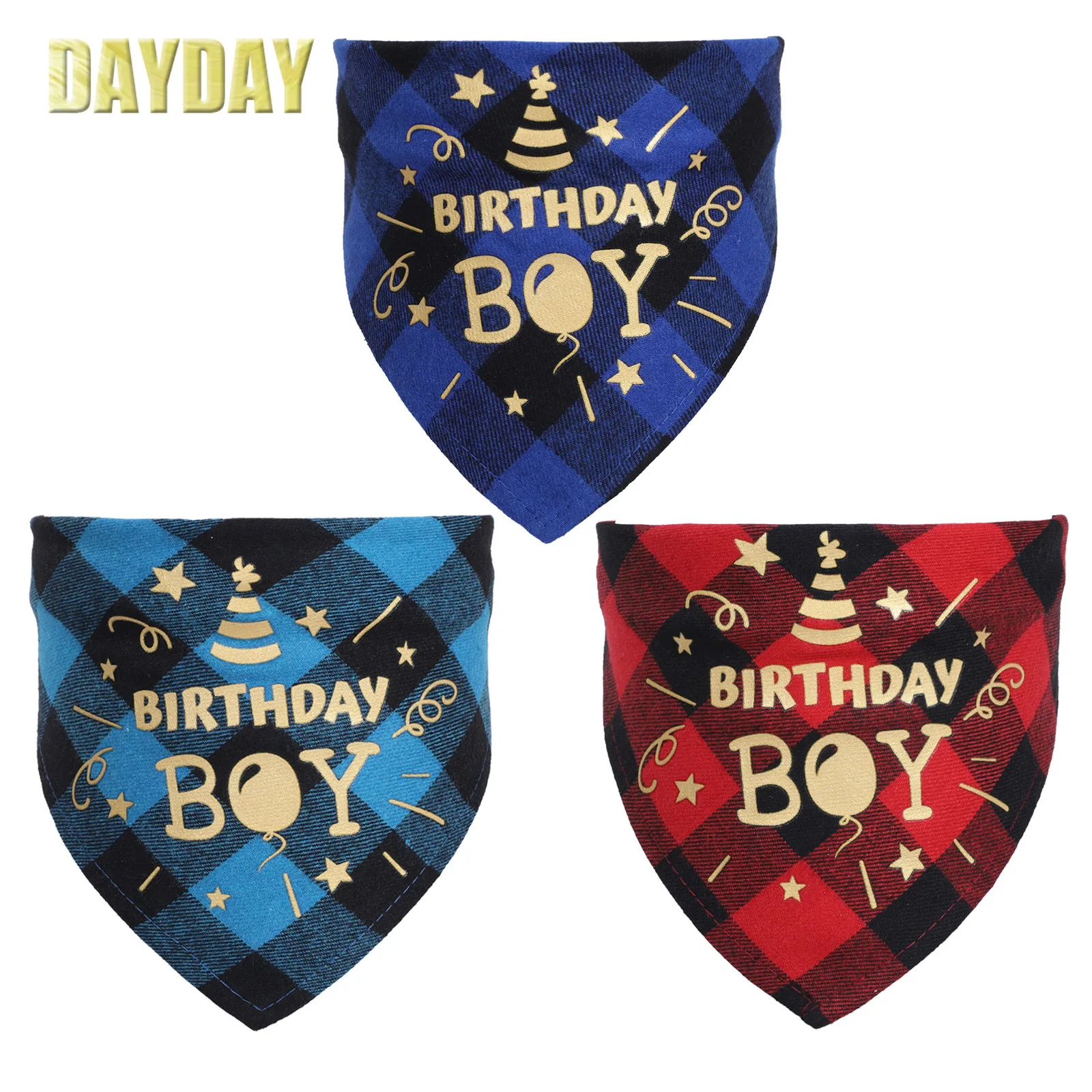 

Бандана треугольная Для кошек и щенков, хлопковый аксессуар Для домашних питомцев на день рождения