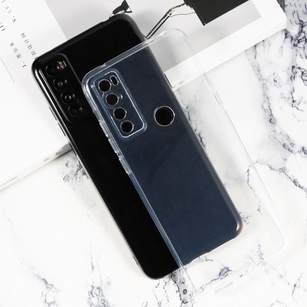 Силиконовый защитный чехол для смартфона TCL 20 SE T671H 6 82 дюйма 2021 мягкий из ТПУ