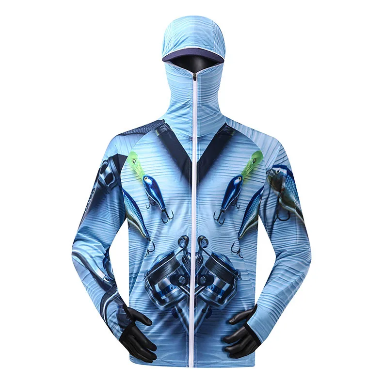 

Performance Fishing Shirt Men UPF 50 UV Sun Protection Quick Dry Mesh Cooling Long Sleeve Fishing Clothes fishing shirts