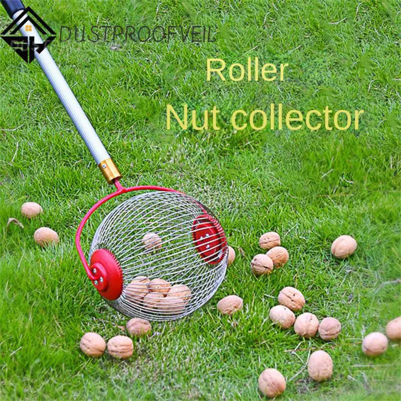 

Chestnut Pickup Ball Collector Stainless Steel Walnut Pickup Adjustable New Fruit Collector Garden Tools Fruit Picker Tools