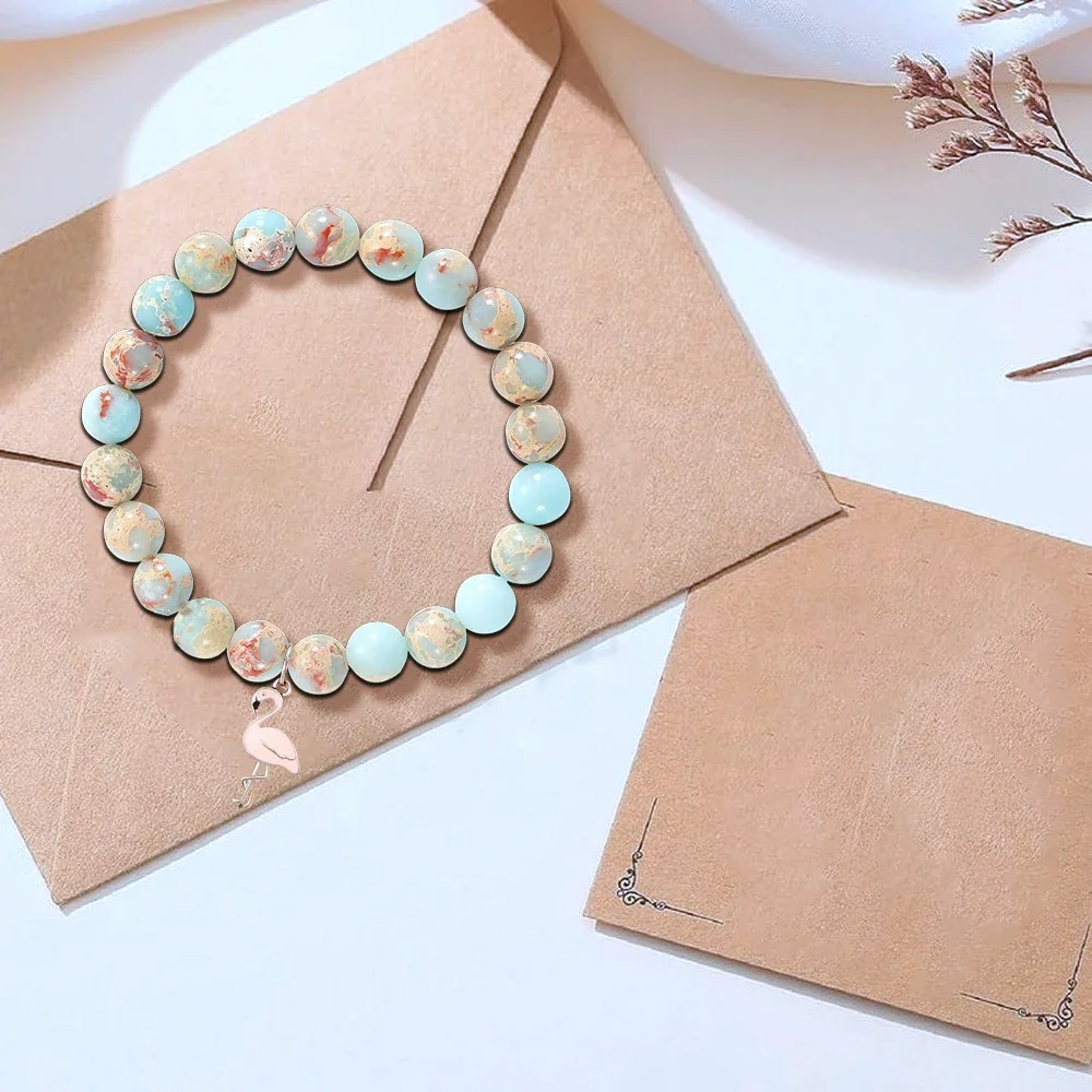 Элегантный браслет с круглыми бусинами подходящий для подарка Firebird на День