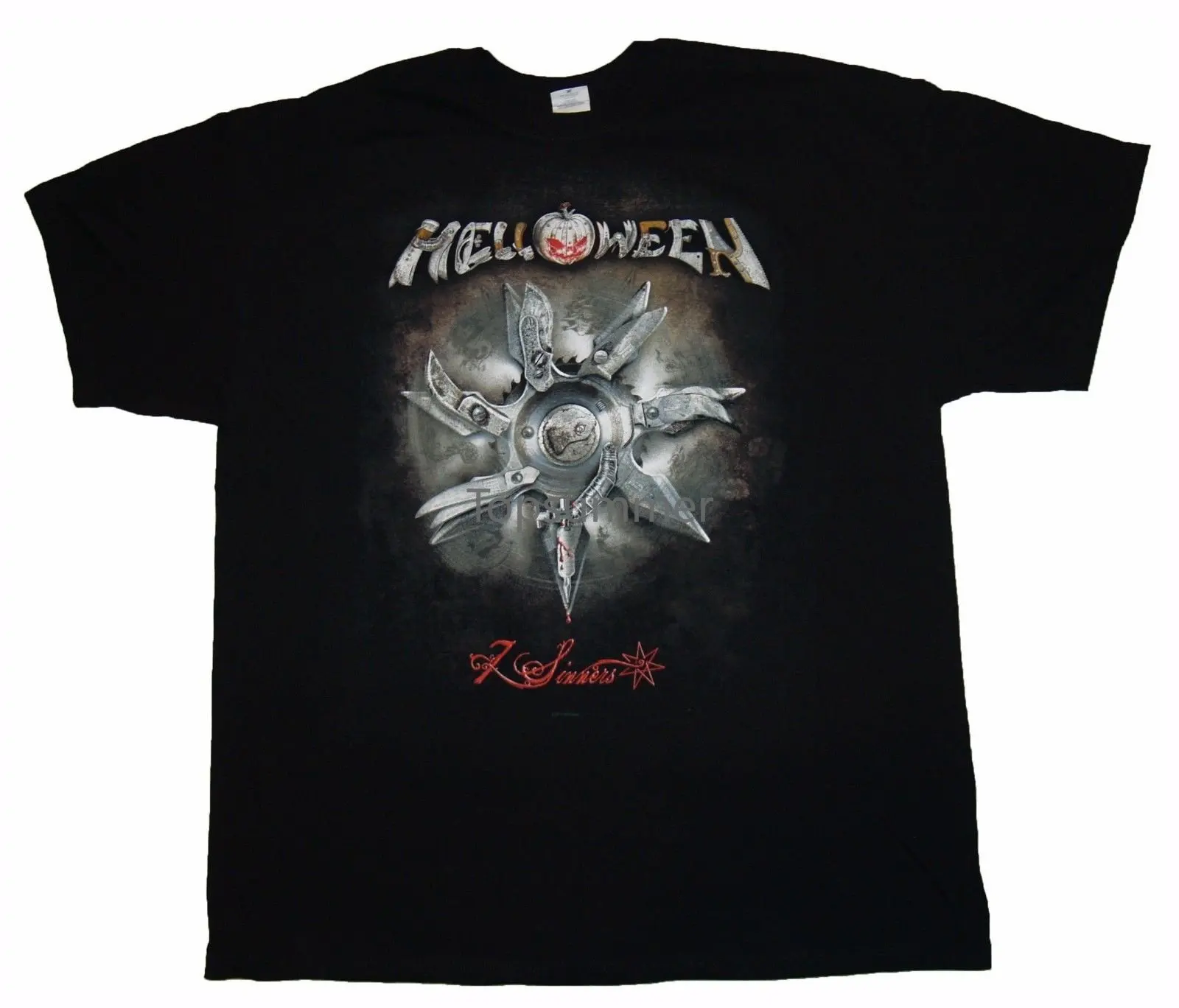 

Helloween 7 Sinners T Shirt Xl Brand New Official T Shirt