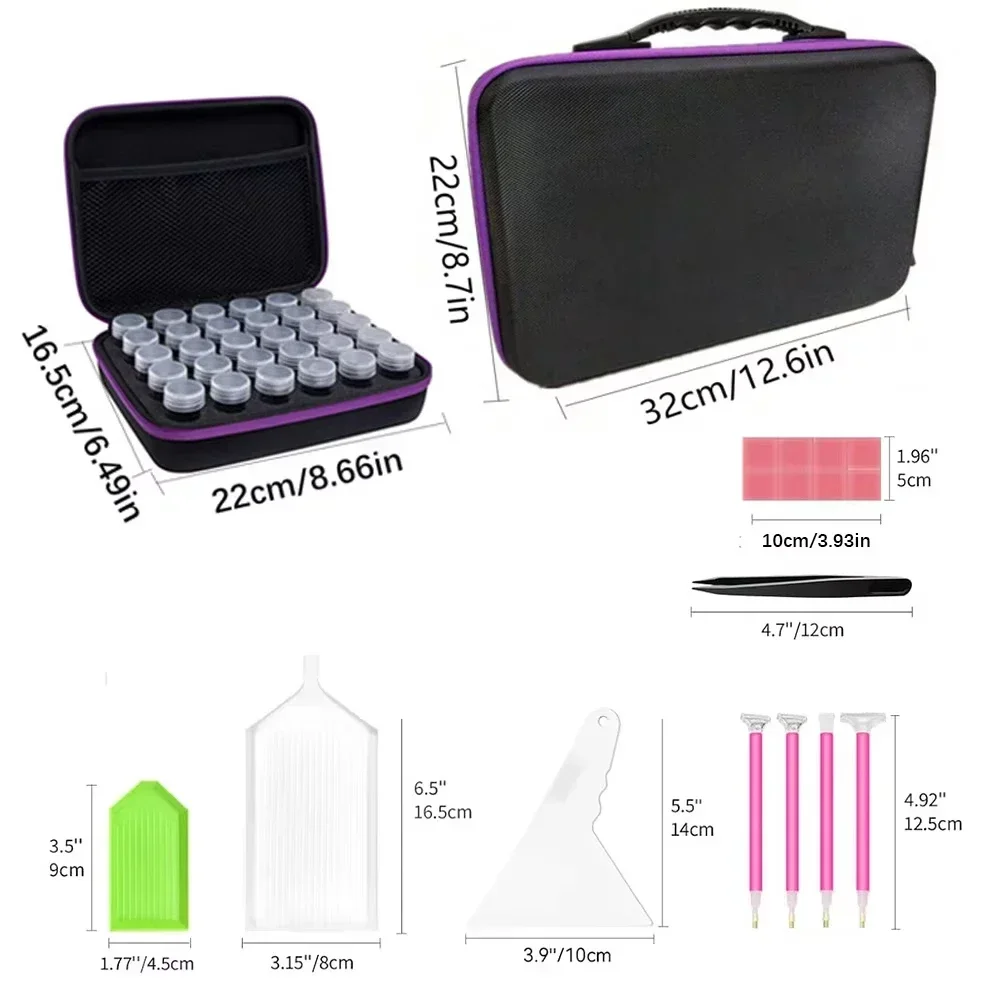 30/60/120 бутылок контейнер для хранения бусин 5d аксессуары алмазной живописи