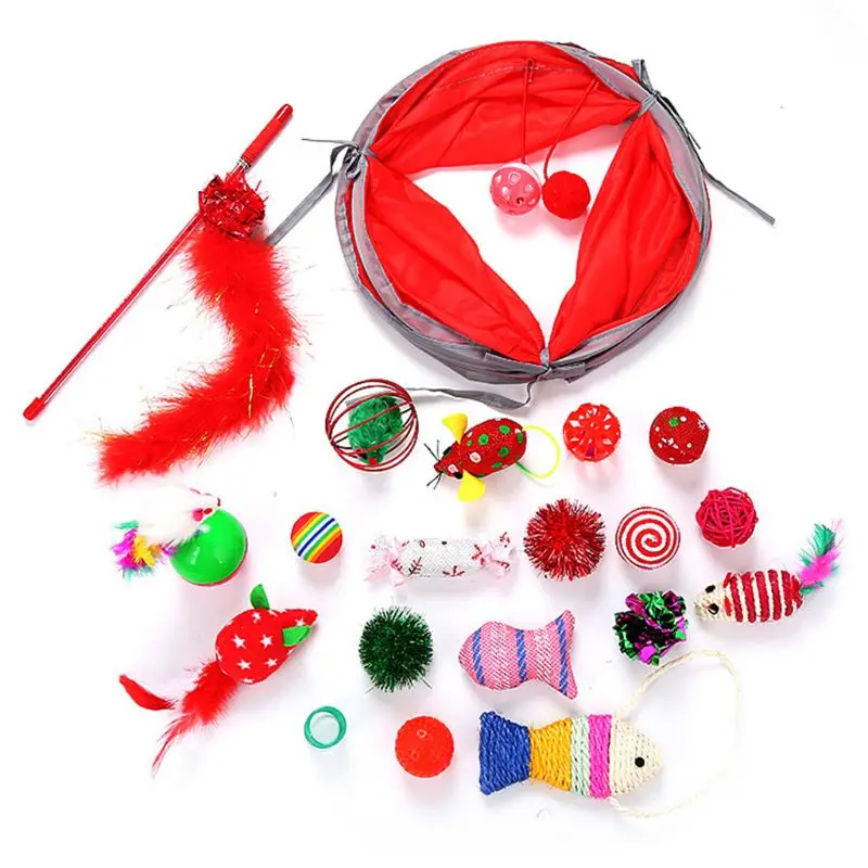 

20 шт./партия, набор игрушек для кошек