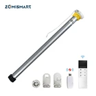Электрический перезаряжаемый роликовый мотор Zemismart с ключом Zigbee Tuya для трубки 38 мм умный пульт дистанционного управления Alexa Google home