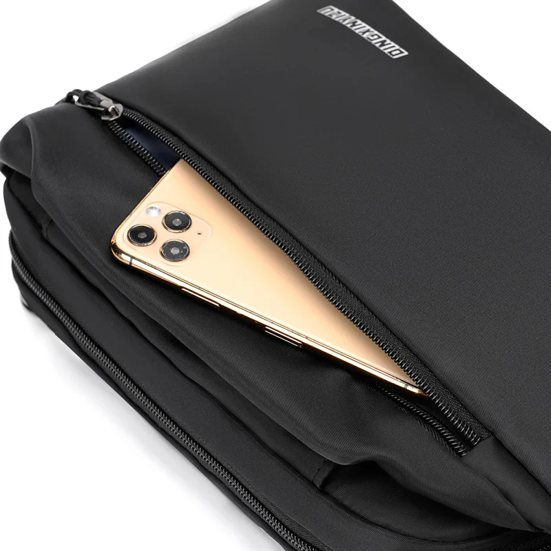 SPIDOR ultra thin anti theft chest bag small cross body bags mobile phone bag mini messenger bag men shoulder sport bag pack
