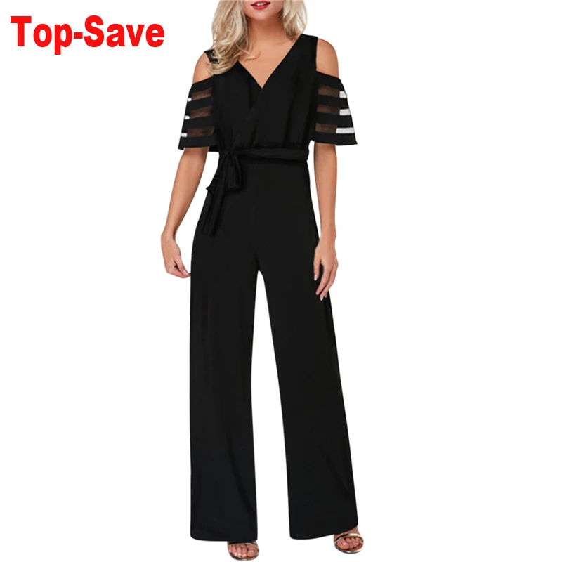 

Модный элегантный повседневный уличный комбинезон с рукавом до локтя, женский комбинезон, однотонный Облегающий комбинезон с высокой талией, широкие брюки