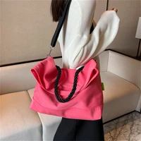 large capacity bag womens bag new oxford cloth messenger bag summer ins minority single shoulder underarm tote bag