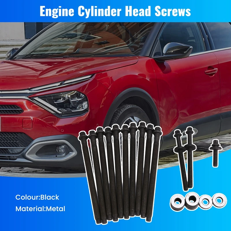 11127560274 Винты головки блока цилиндров двигателя автомобиля 0204C1 для MINI Cooper R55 R56 R57 R58