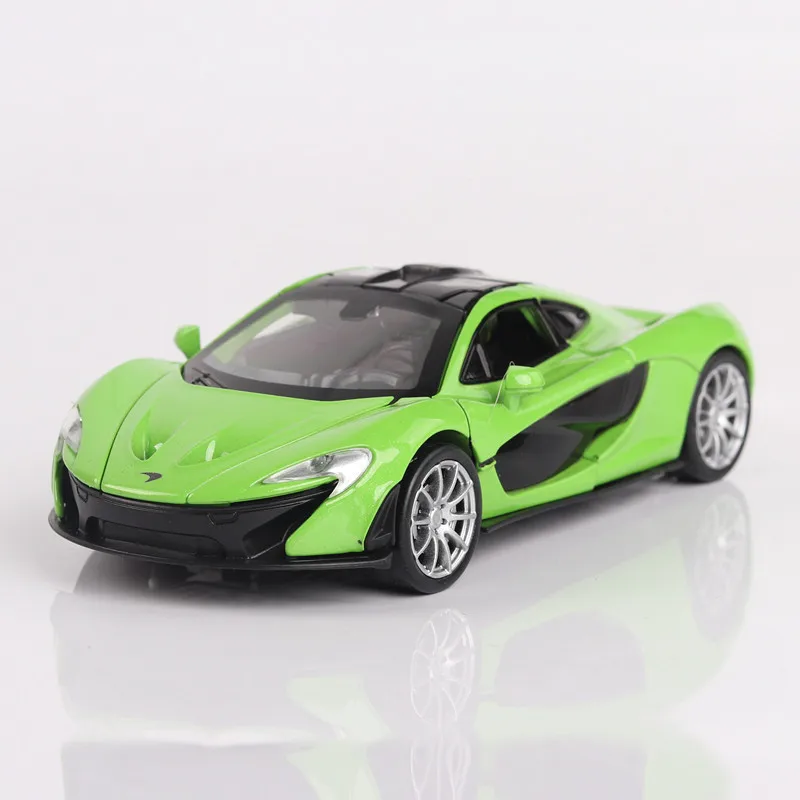 

Модель автомобиля McLaren P1 из сплава с имитацией KIDAMI, литой орнамент, Коллекционная модель, автомобиль с тяговым эффектом, Детская игрушечная машинка, подарки для детей, 1:32