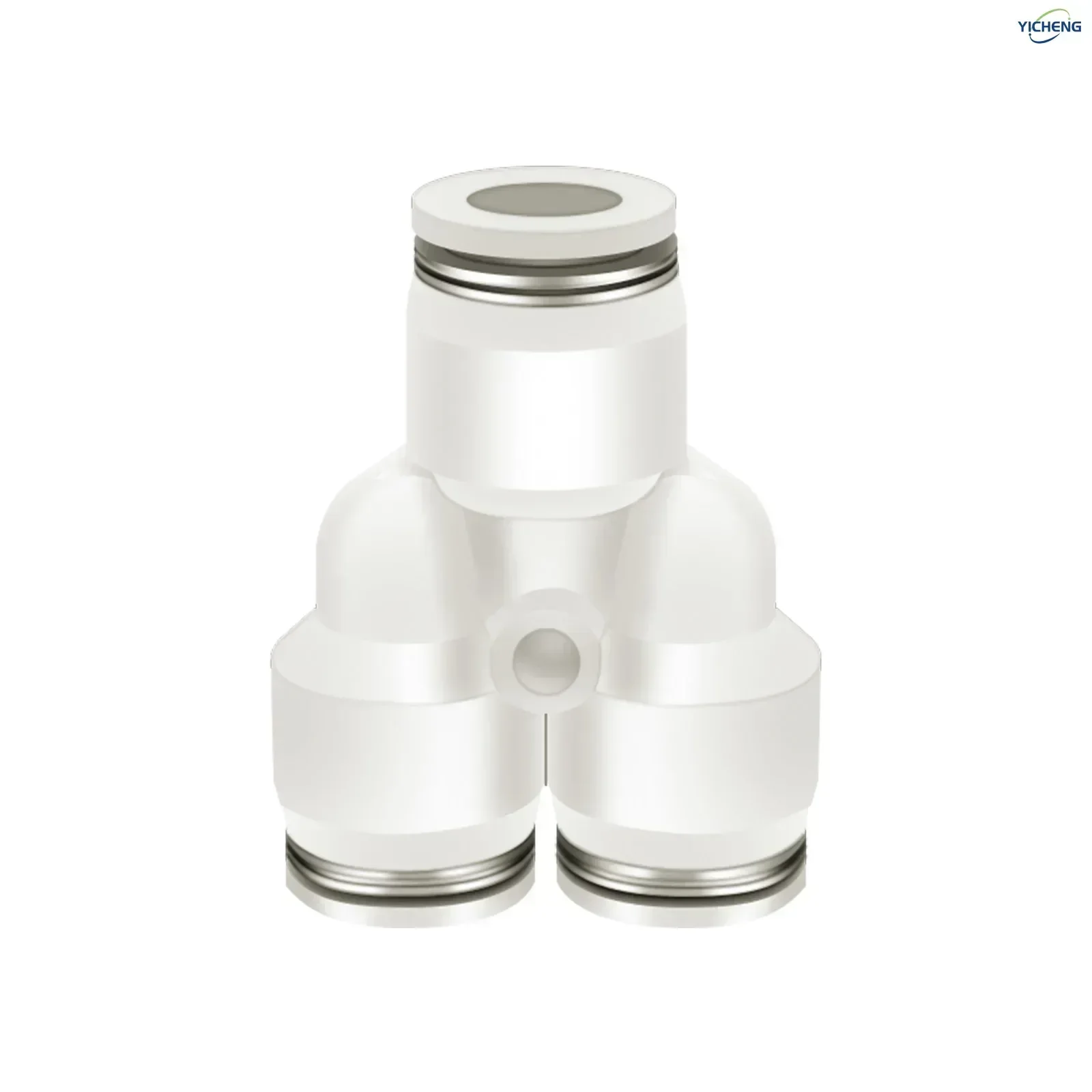 Соединитель шланга YICHENG PNEUMATIC наружный диаметр 10 мм Y-образный разветвитель