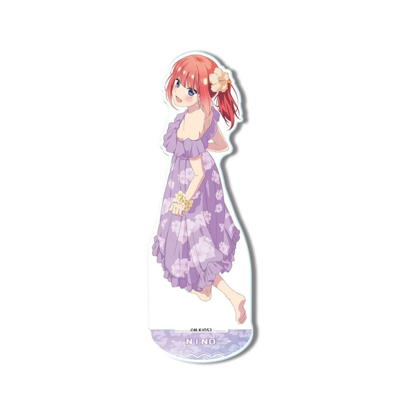 Фото Акриловая фигурка The Quintessential Quintuplets 15 см, настольное украшение, коллекционные аксессуары, брелок для ключей №5