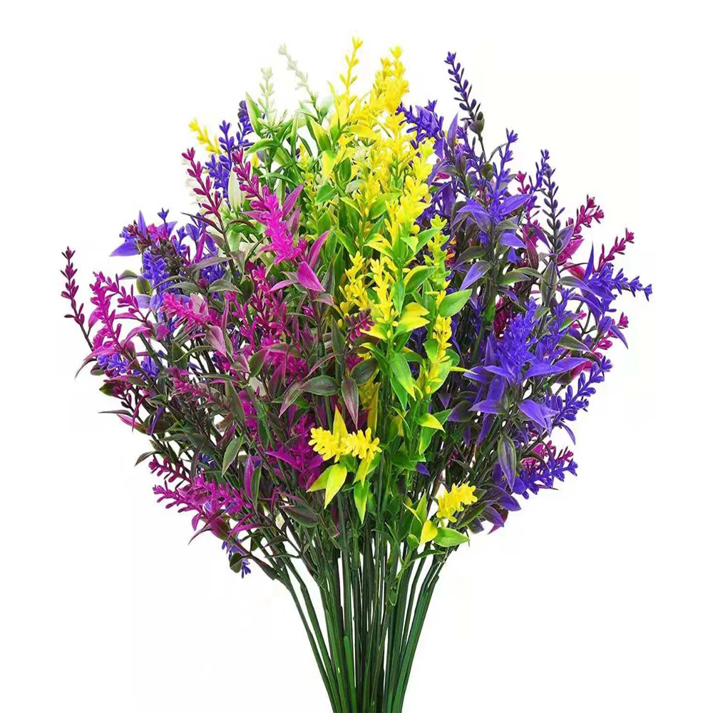 

Artificial Flowers Cold Resistant Lavender Romantic Fake Bouquet Valentine's Day Wedding Decoration Eternal Gifts Home Decore