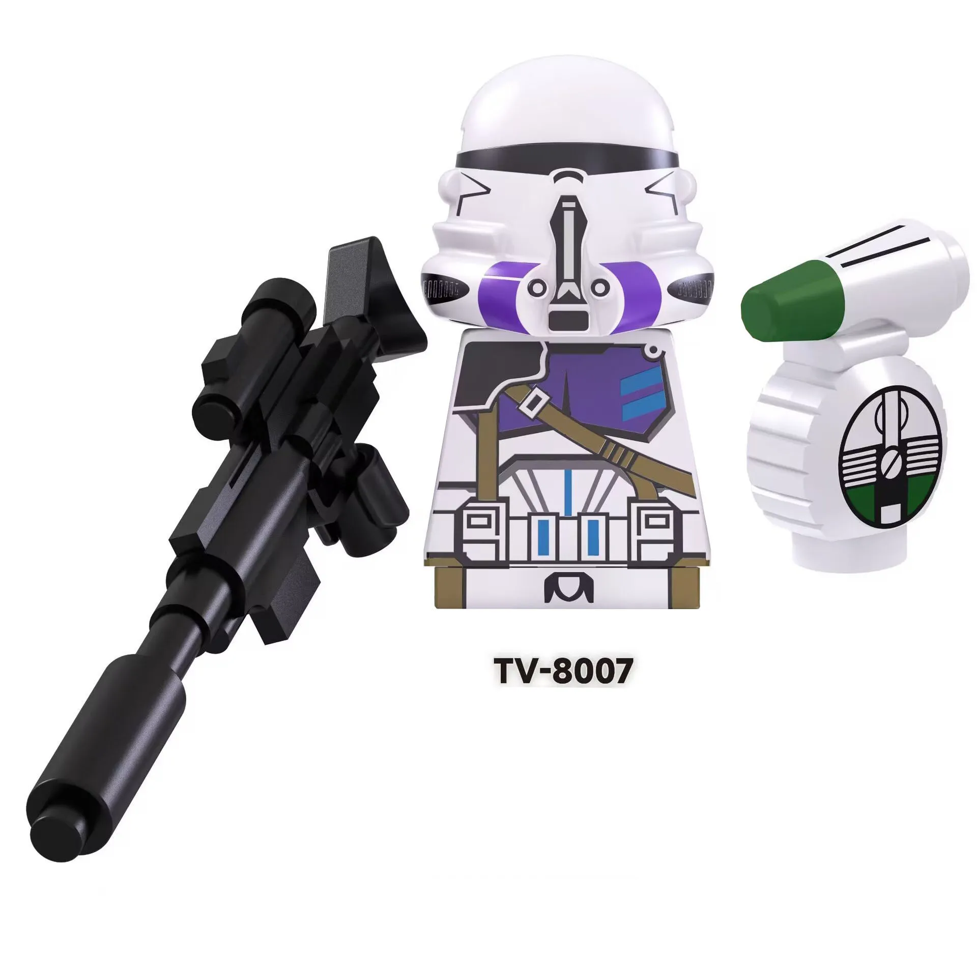 

TV6101 Assembling building block toys for children's puzzle Trooper Force 99 Hunter Crosshair Wrecker Echo Cody Brick Figures