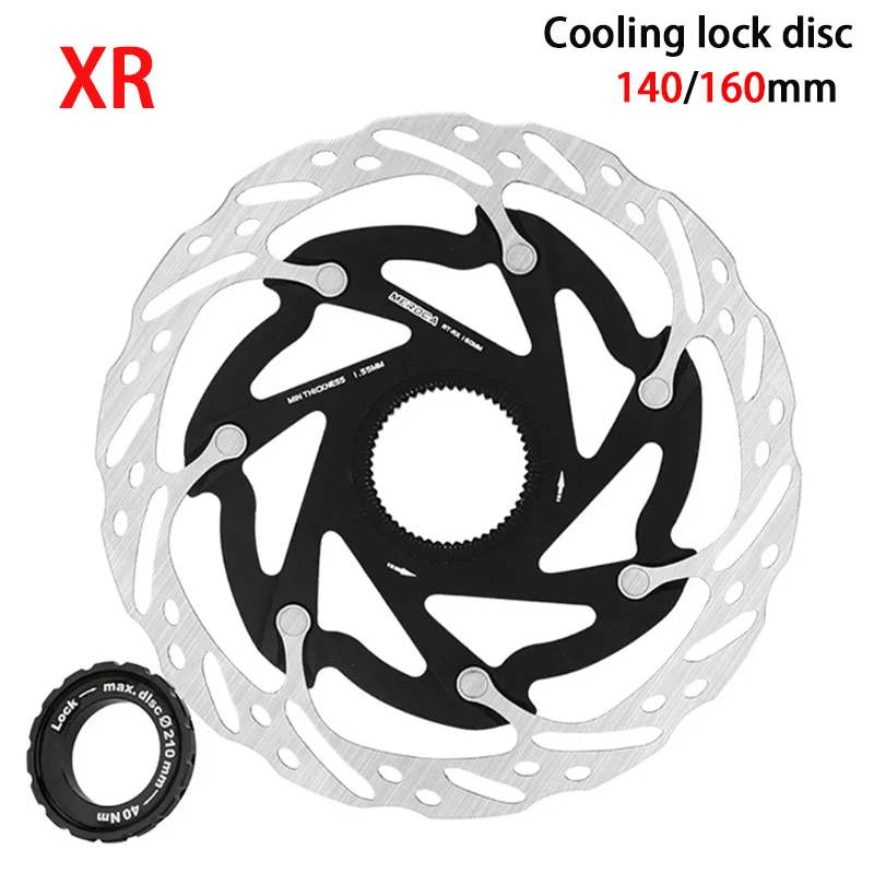 Ротор XR для дорожного велосипеда центральный заблокированный тормозной диск 160