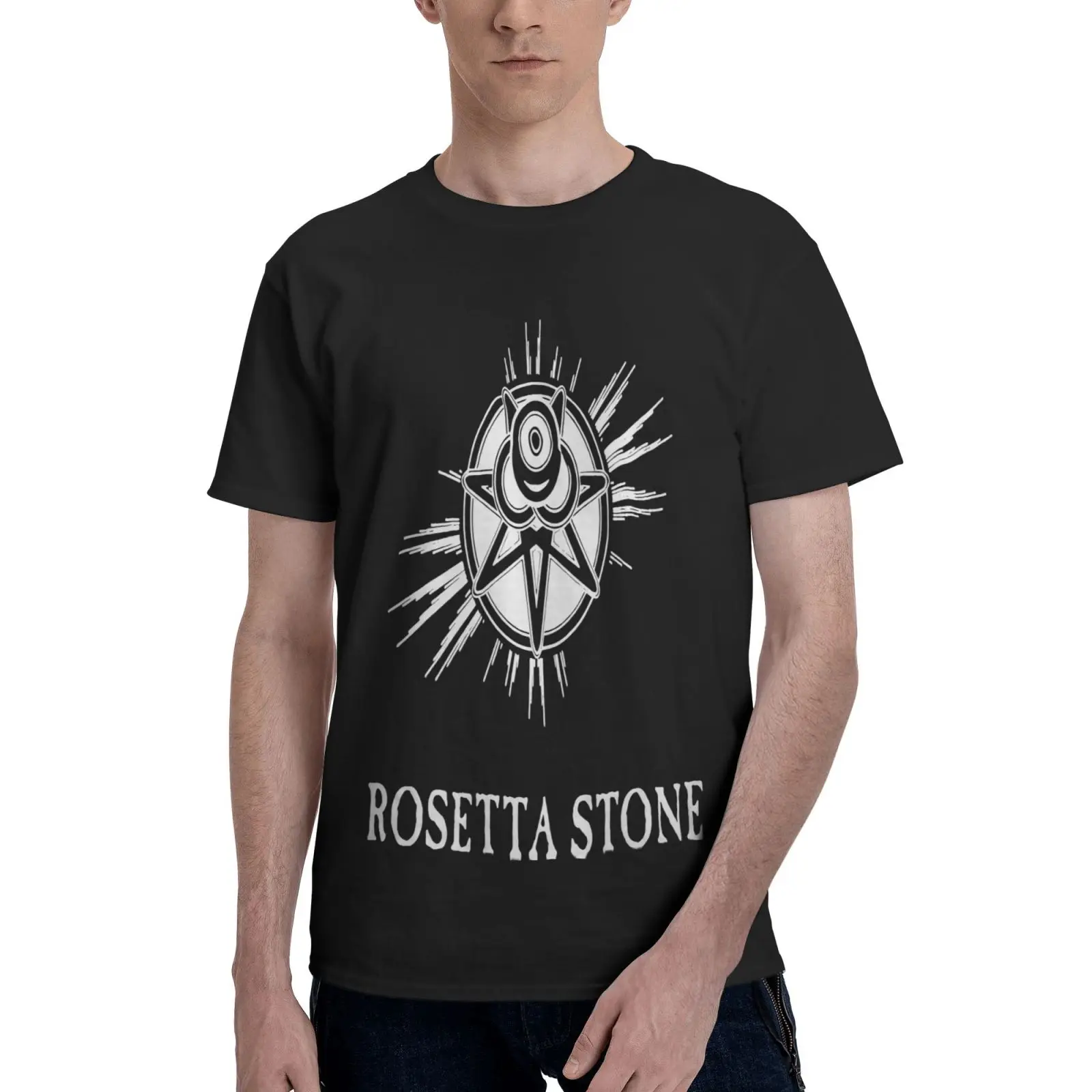 

Rosetta Stone Epitome Ep Готическая футболка оверсайз Футболка мужская футболка топы футболки оверсайз футболки