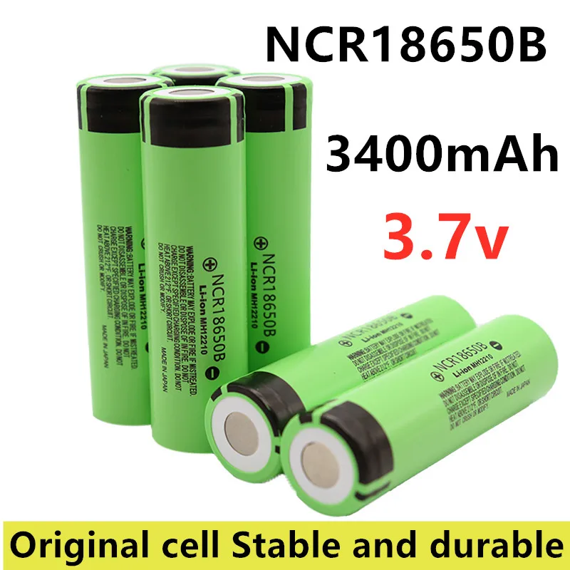 

New Original NCR18650b 3.7V3400MAH 18650 Li-Ion Rechargeable Battery for Flashlight Battery Mobile Power Supply Life Batteries