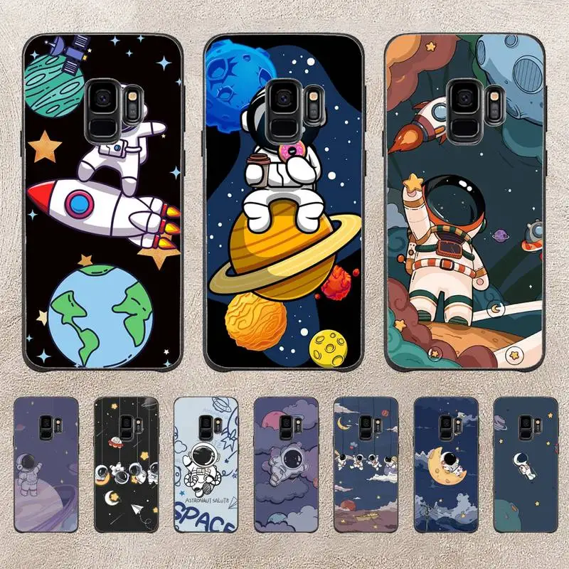 

Cute Astronaut Phone Case For Samsung Galaxy S6 S7 Edge Plus S9 S20Plus S20ULTRA S10lite S225G S10 Note20ultra Case