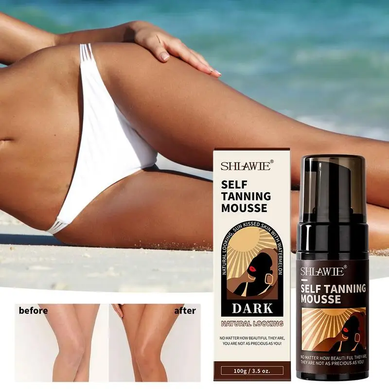 

Self-tanning Mousse Bronze Wheat Color Moisturizing Skin Self-tanning Mousse Sunbathing Self-tanning Milk Body Makeup Supplies