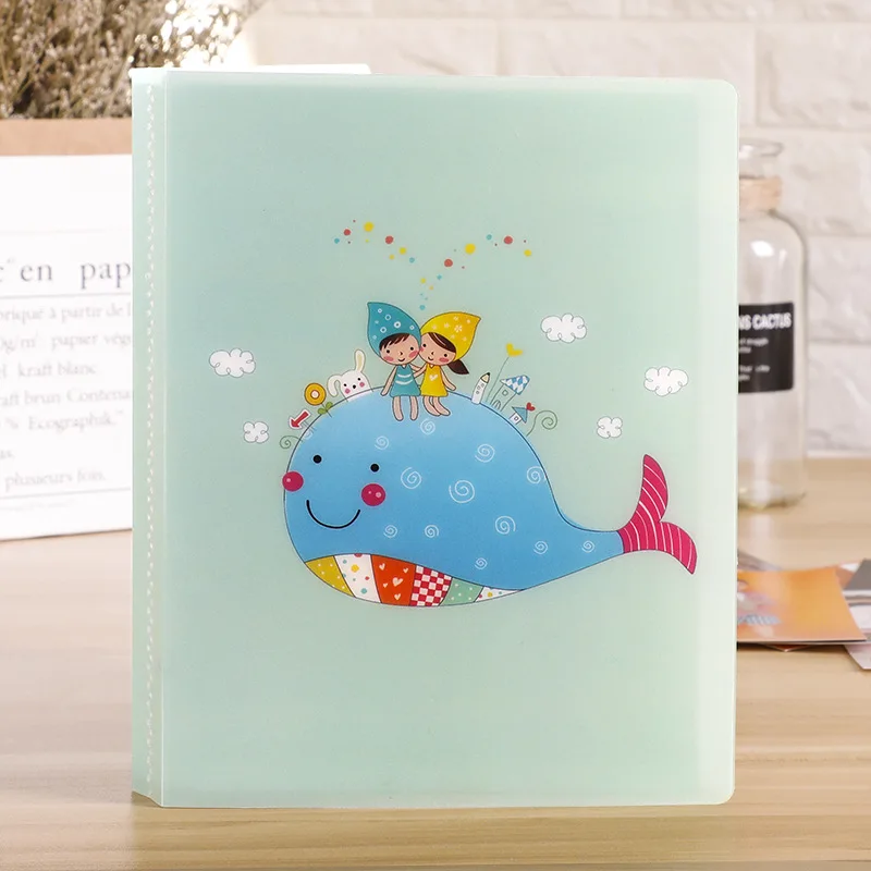 

6 inch over-plastic small photo album this interstitial PP board over-plastic photo 52 pieces for Kids Children Gift