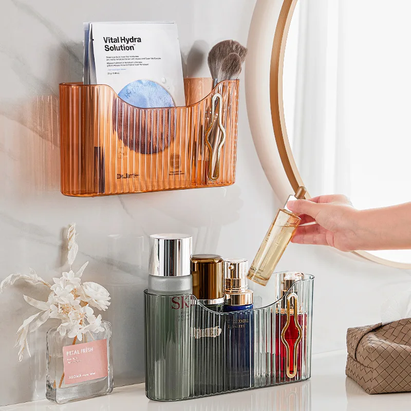 

Контейнер для хранения мусорных пакетов, кухонный пластиковый сборщик, Настенный бокс для ванной комнаты