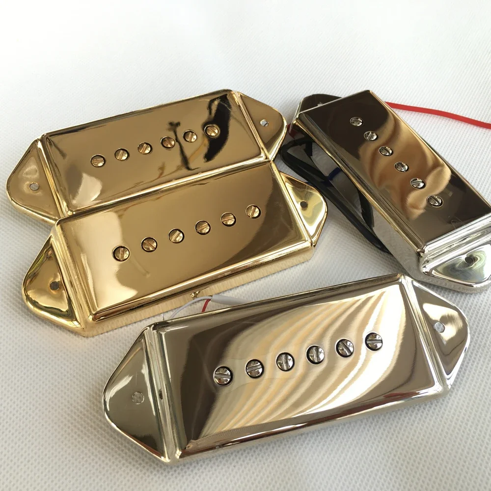 1 Set Epi Pickups Jazz Guitar Metal pickups Custom P90 Electric Humbucker Chrome Gold silver