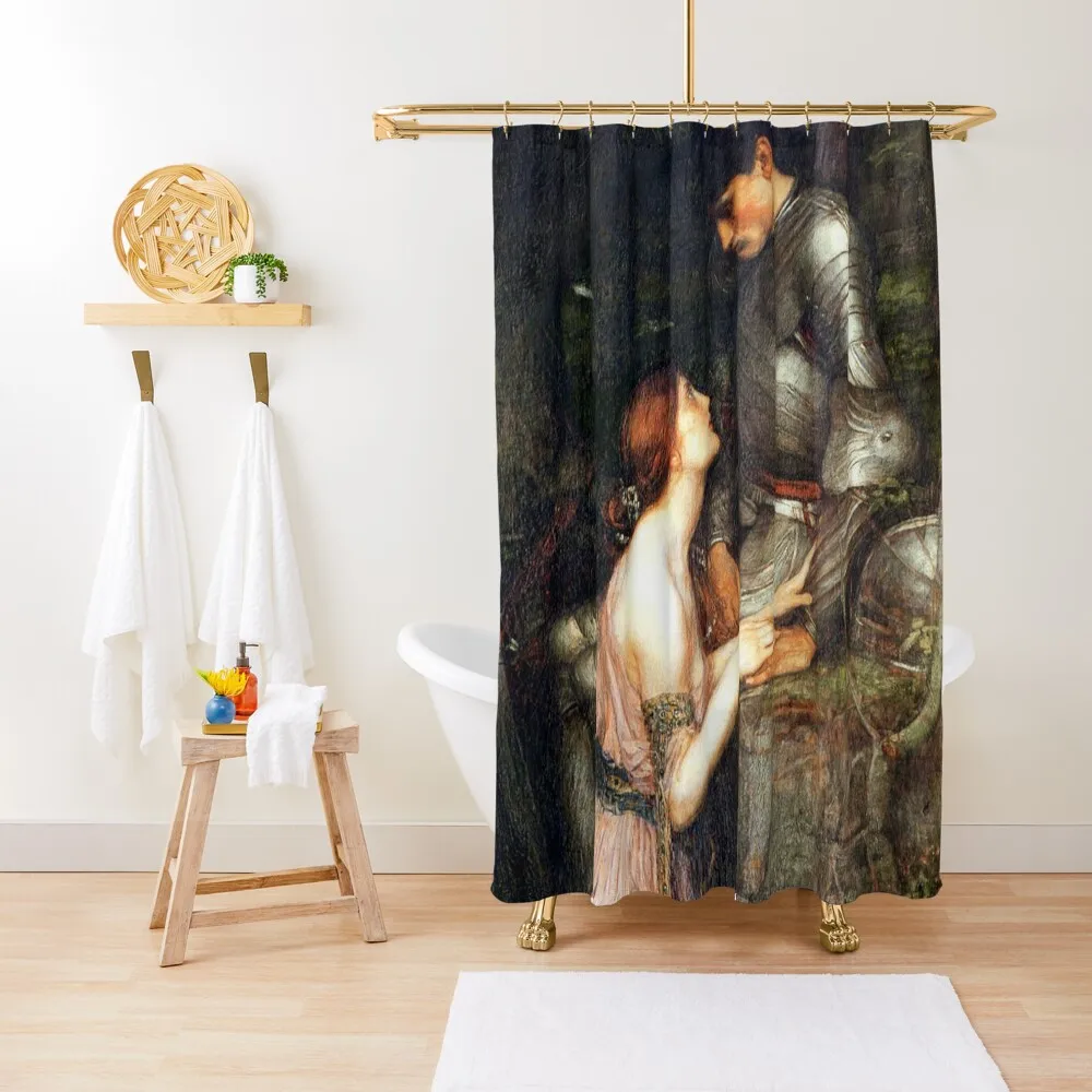 Lamia and the Soldier - John William Waterhouse Занавеска для душа Аниме Элегантная занавеска в ванной