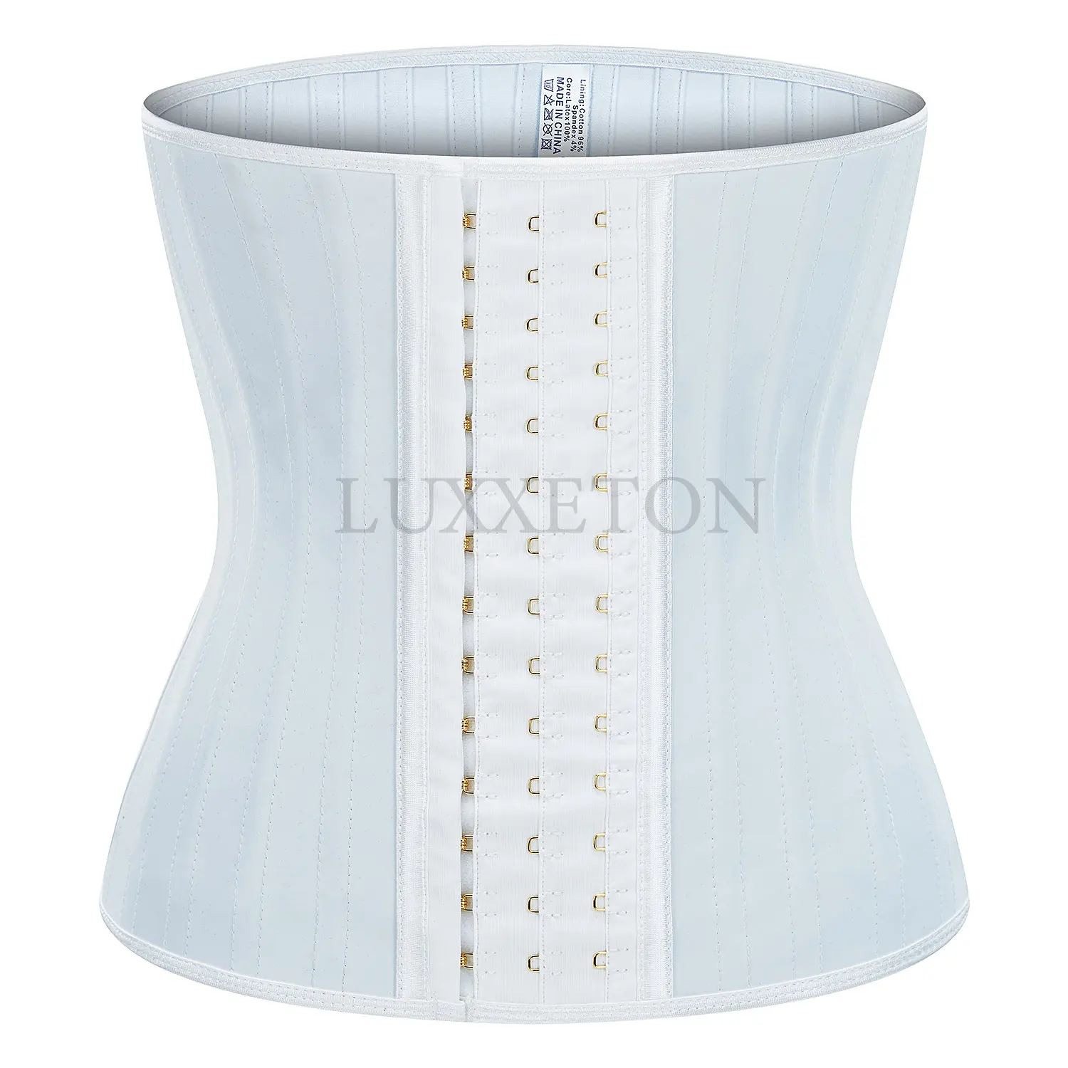 

Long Torso Latex Waist Trainer Corset Body Shapewear Women 25 Steel Bone Colombian Girdles Waist Cincher Slimming Belly Sheath