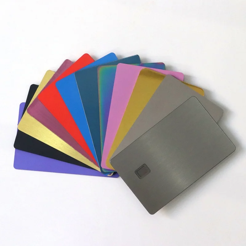 

Customizable 24 K Mirror Gold Blank Metal Credit Card Etched Visa Debit Card Blank Chip Slot and Magnetic Stripe gold card
