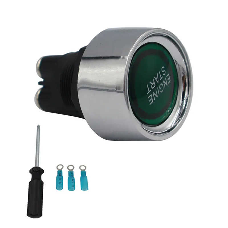 

12V 24V 50A Car Start Engine Push Button Ignition Switch Racing Small Start Button Lgnition Starter On Off Switches