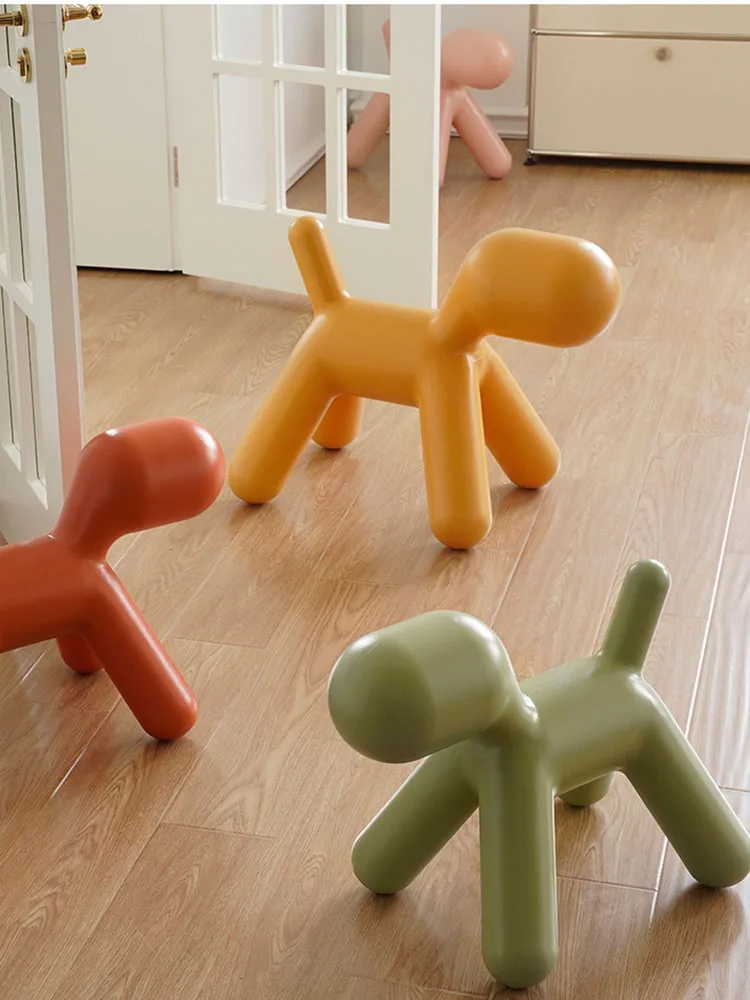 Скандинавский домашний мультяшный стул креативные пластиковые стулья для собак