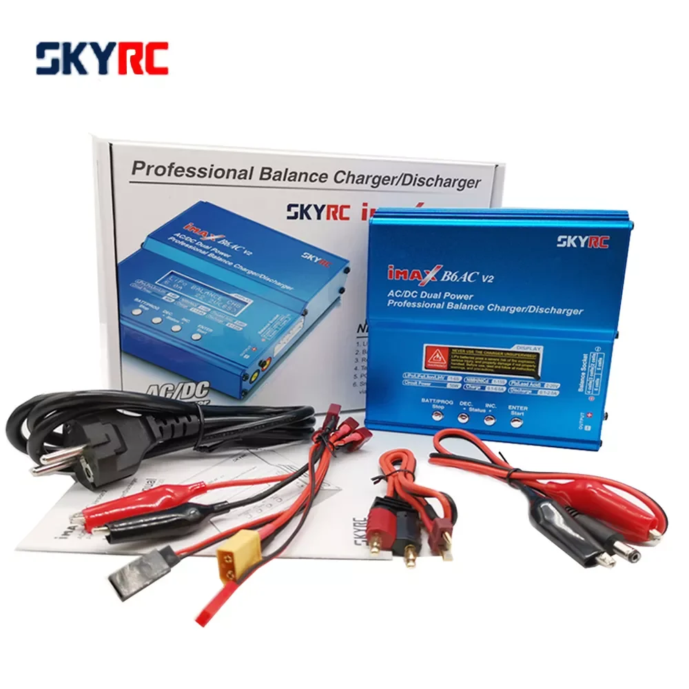 

Original SKYRC iMAX B6AC V2 6A Lipo Battery Balance Charger LCD Display Discharger For RC Model Battery Charging Re-peak Mode