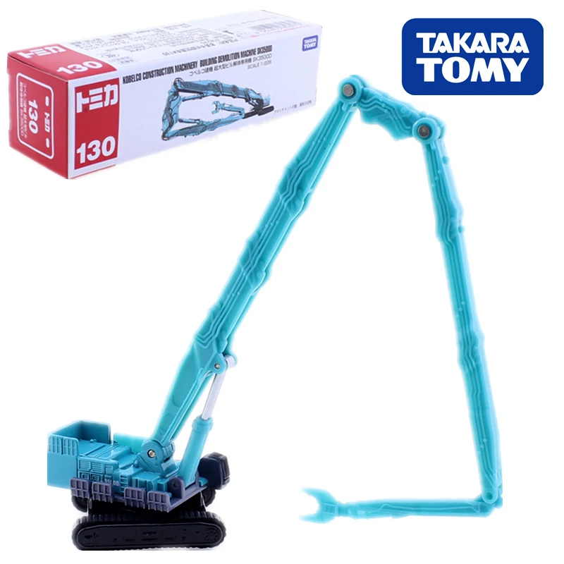 

Takara Tomy Long Type Tomica No.130 Kobelco Construction Machinery Ultra-large Building Dismantling Special-purpose Machine SK35