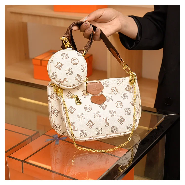 Женская модная большая сумка Повседневная на плечо с застежкой пуговицы