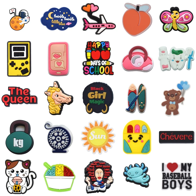 

Gifts Boy Girl Kids Shoes Accessories Men Women Charm Wholesale Bulk Para Pins Packs Shoe Charms Set Jeans Decorations for Crocs