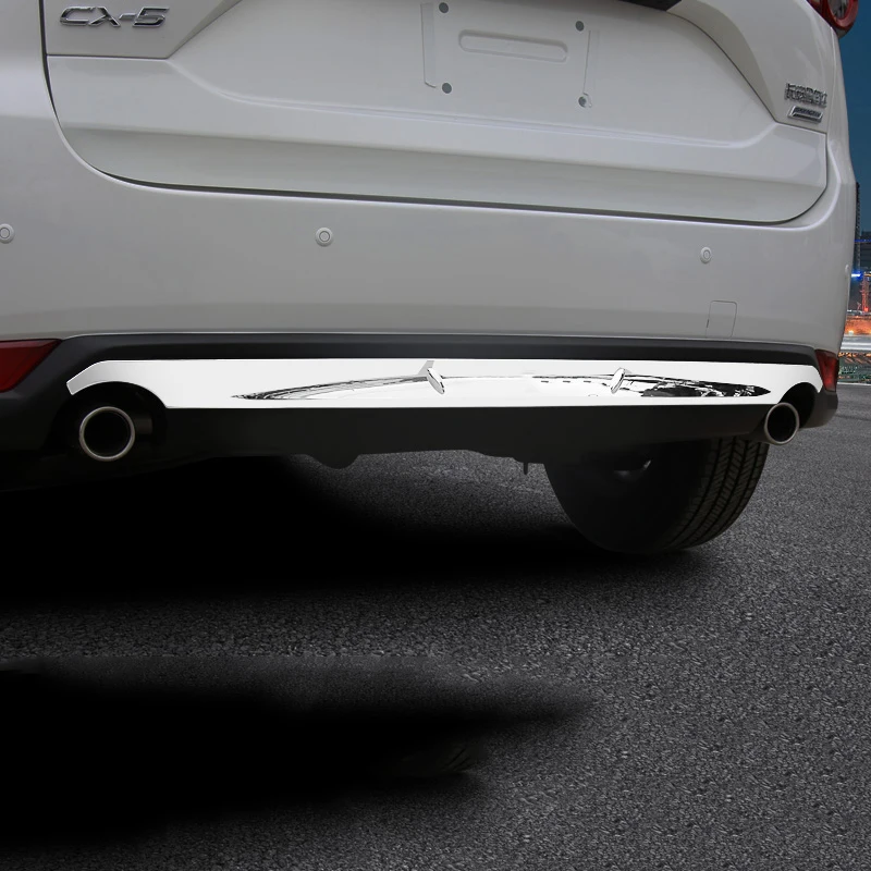 

Rear Bumper Trim Strip Car Exterior Decorative Trim Rear Bumper Polish Trim Auto Accessories for Mazda CX-5 CX5 2017 -2021