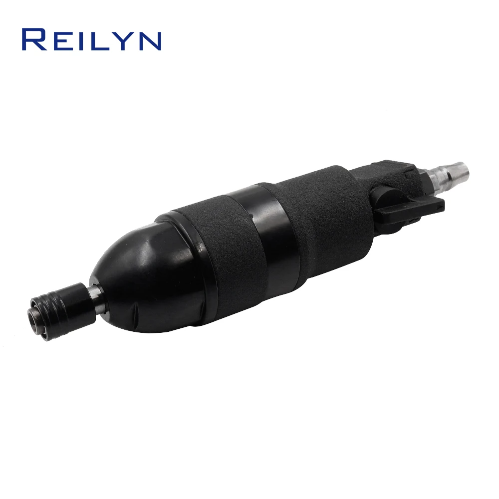 Фото Пневматическая отвертка Reilyn 1/4 с прямой рукояткой, 11000 об/мин, для установки мебели, ремонта бытовой техники, промышленного класса. №1