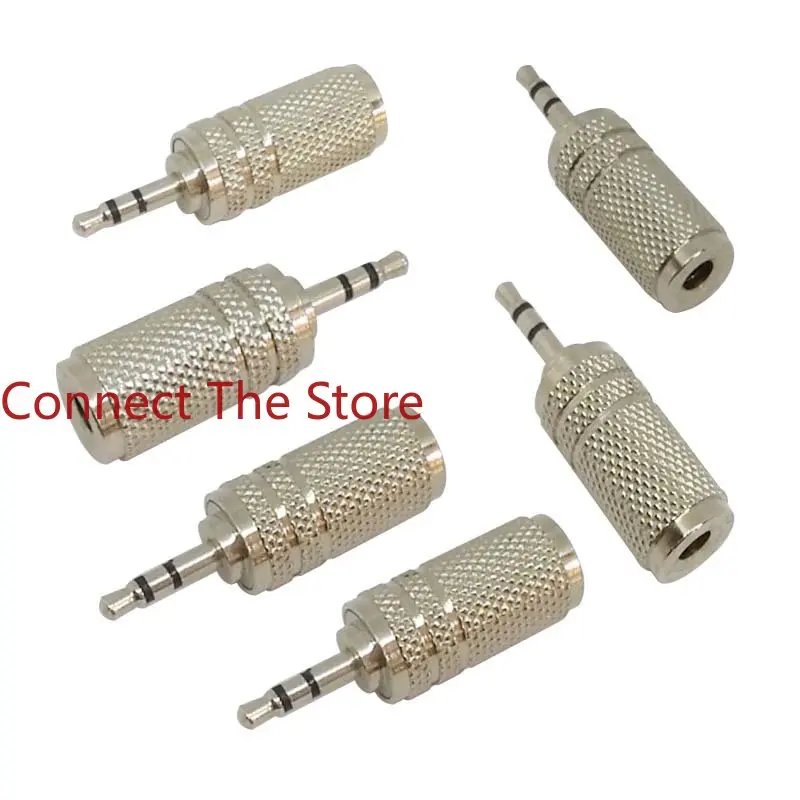 

4PCS Metal 2.5 Stereo To 3.5 Mother mm Audio Conversion Head Headphones
