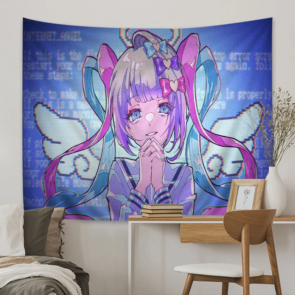 N-Needy Girl O-Overdose игровой график гобелен для гостиной домашний декор в общежитии