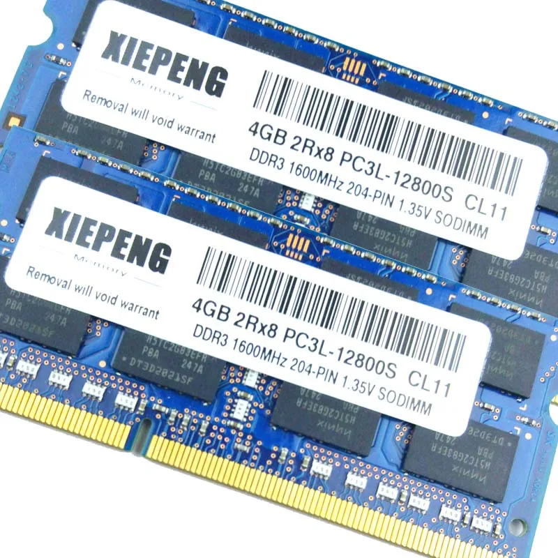 

4GB 2Rx8 PC3L-12800S RAM 8GB DDR3L SODIMM 1600MHz Notebook Memory for DELL OptiPlex 3240 AIO 9010a 9020 AIO 9020 Micro 9030 AIO