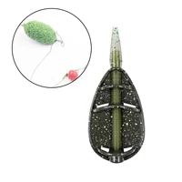 fishing feeder 25g 35g 45g inline method feeder carp fish bait cage tackle accessories zinc alloy pesca iscas tools accessories