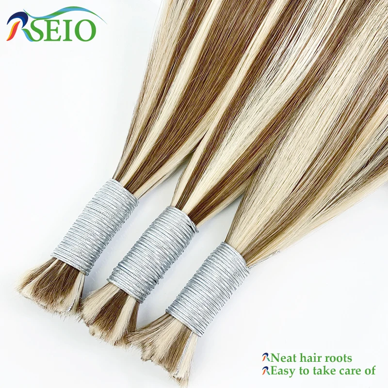 Высококачественные накладные человеческие волосы RSEIO 100% натуральные черный